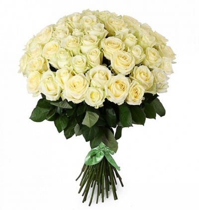 kırmızı gül beyaz karanfil aşkı Çiçeği & Ürünü 51 Beyaz Gülden Buket 